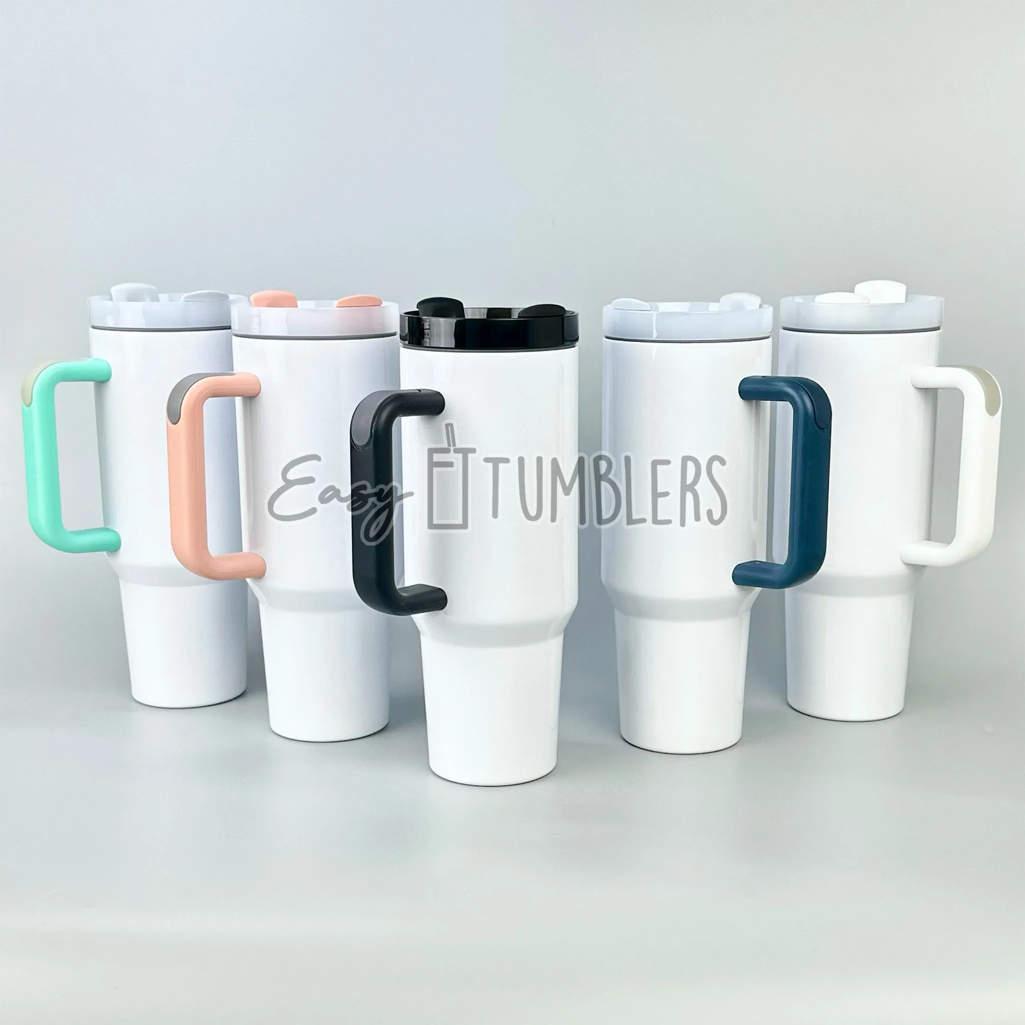 40oz Gloss Version 2 Sublimation Blank Tumblers (Template Included)