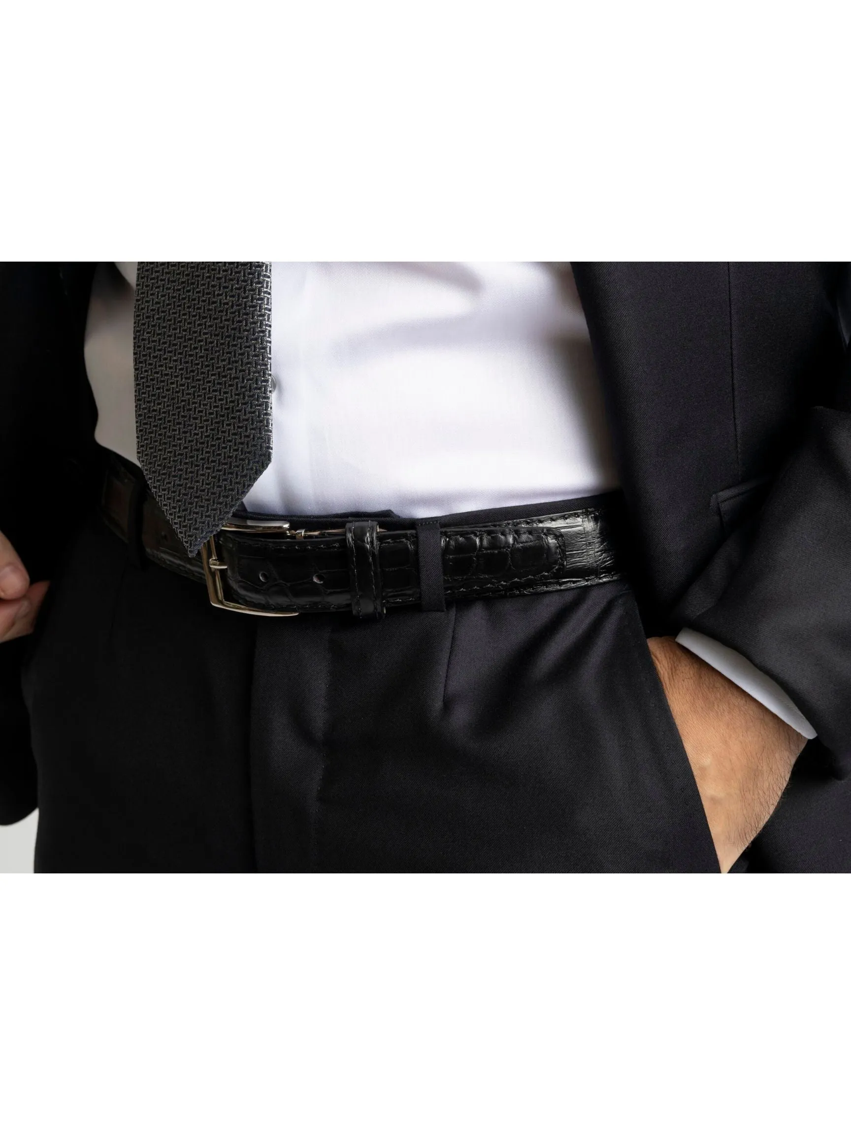 American Alligator Belt | Black