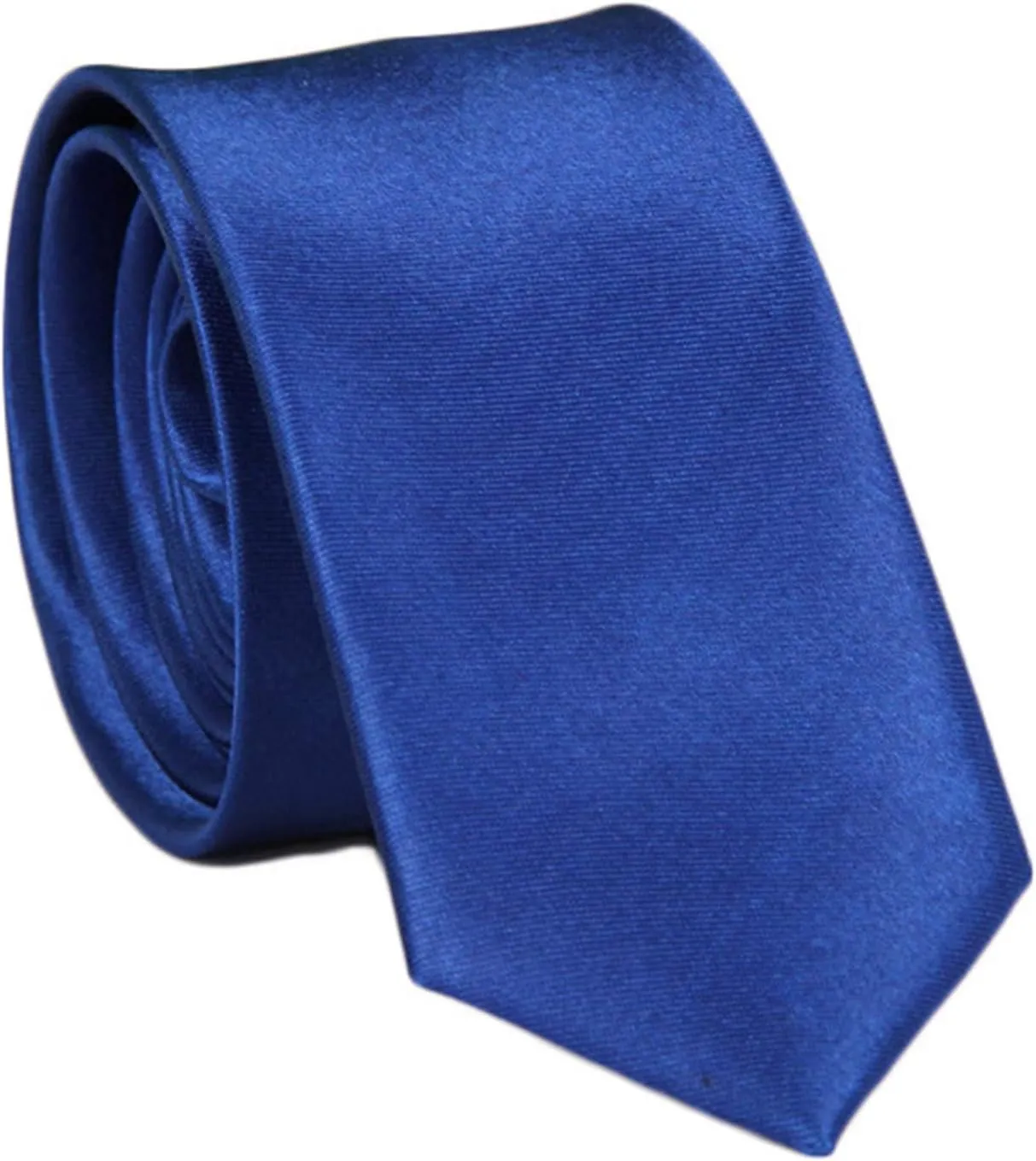 Andongnywell Men's and Women's Classic Solid Color Slim Tie Neckties Skinny Woven Ties Multicoloured Necktie