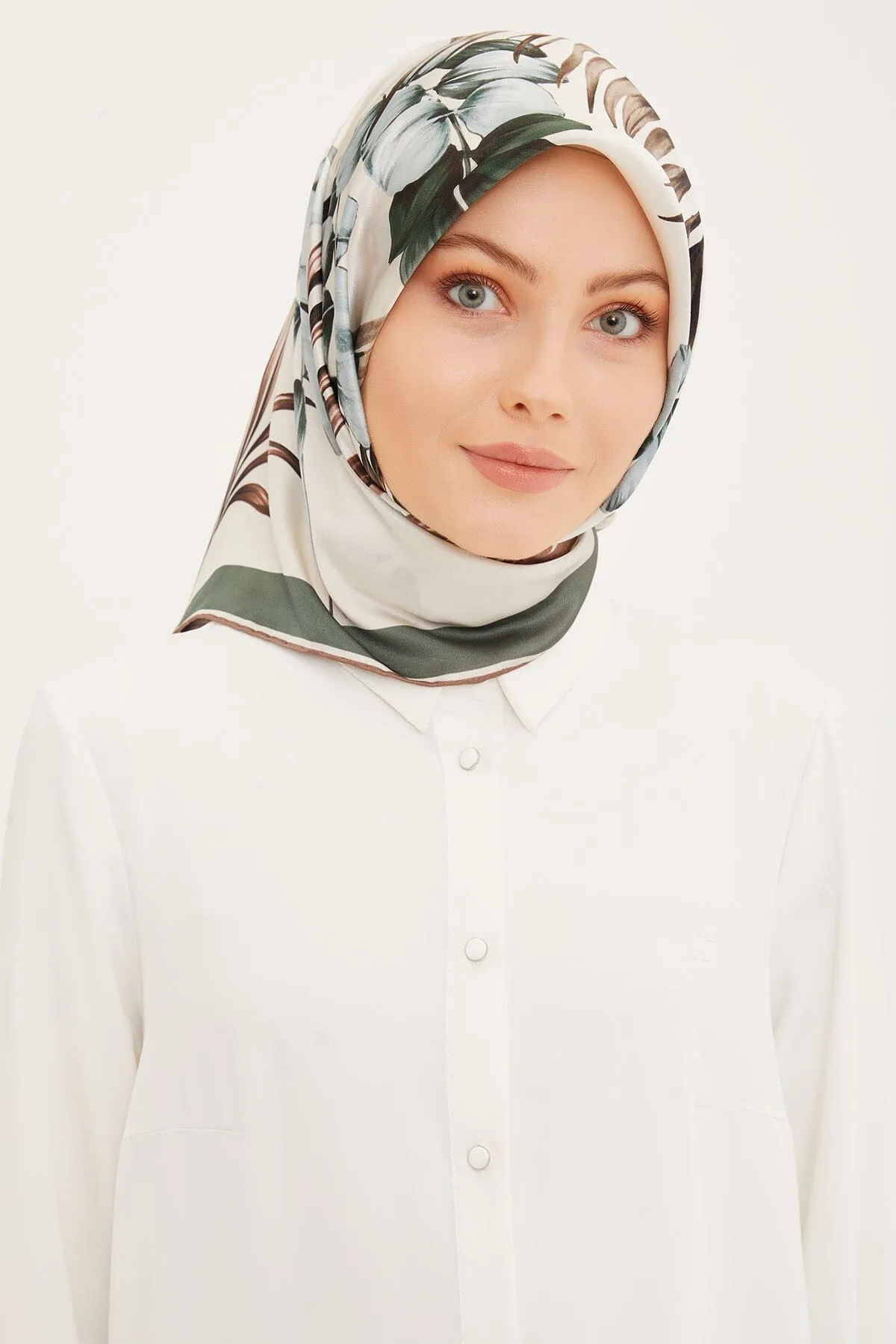 Armine Claris Floral Silk Scarf #7