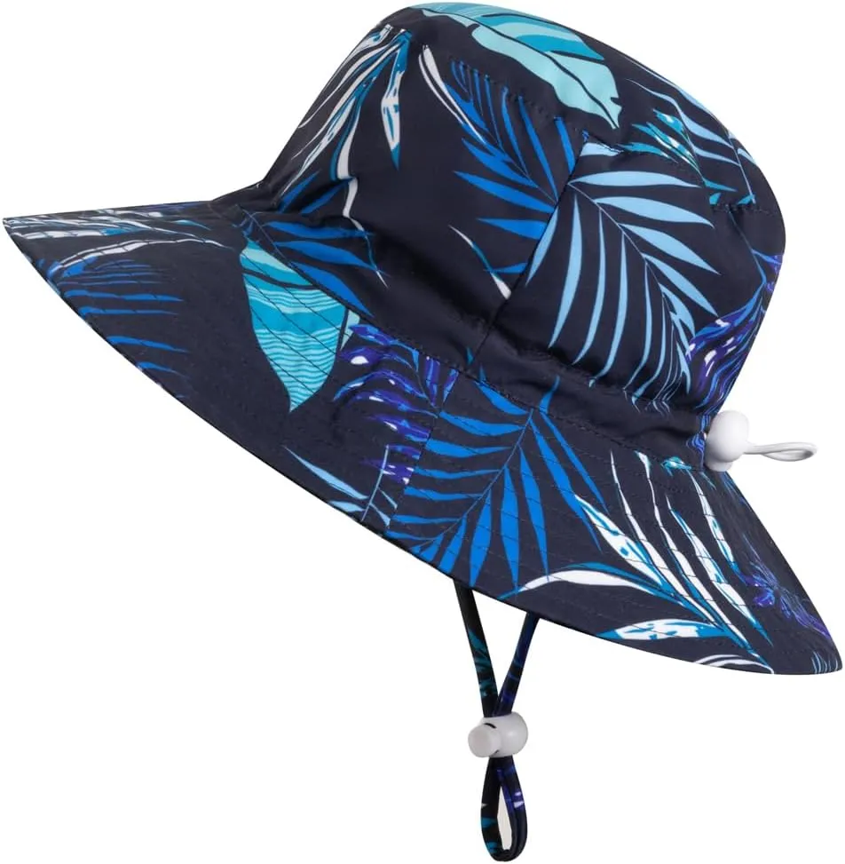 Baby Toddler Boys UPF 50  Rashguard Set Swimsuit with Sun Hat Bathing Suit Swimwear for Beach Pool Sun Protection