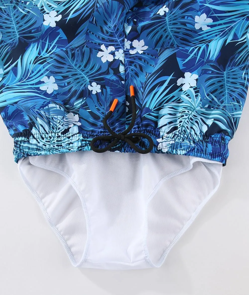 Baby Toddler Boys UPF 50  Rashguard Set Swimsuit with Sun Hat Bathing Suit Swimwear for Beach Pool Sun Protection