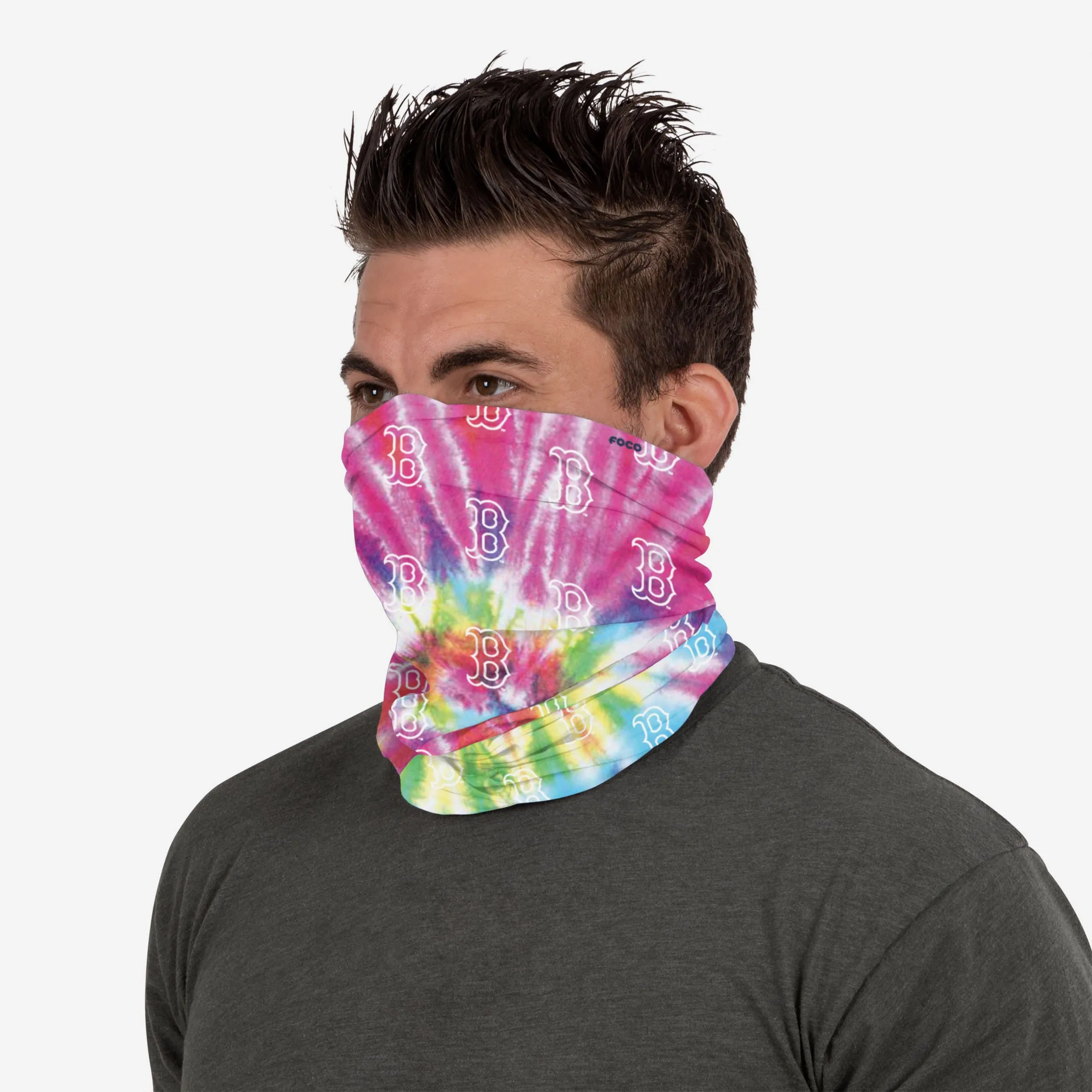 Boston Red Sox Pastel Tie-Dye Gaiter Scarf