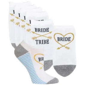 Bride Tribe 6 pair Women's Ankle Socks