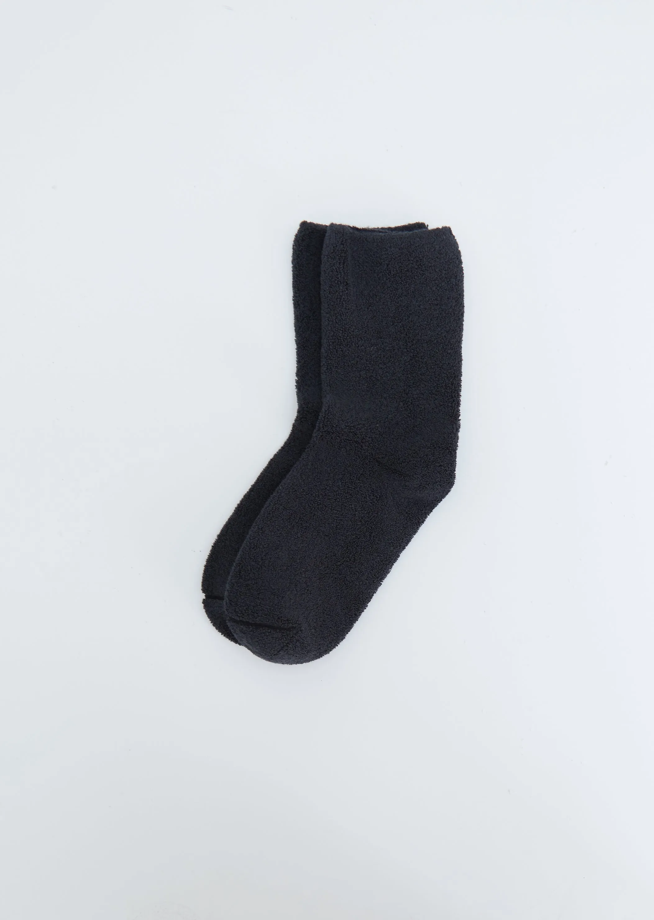 Buckle Overankle Socks — Charcoal