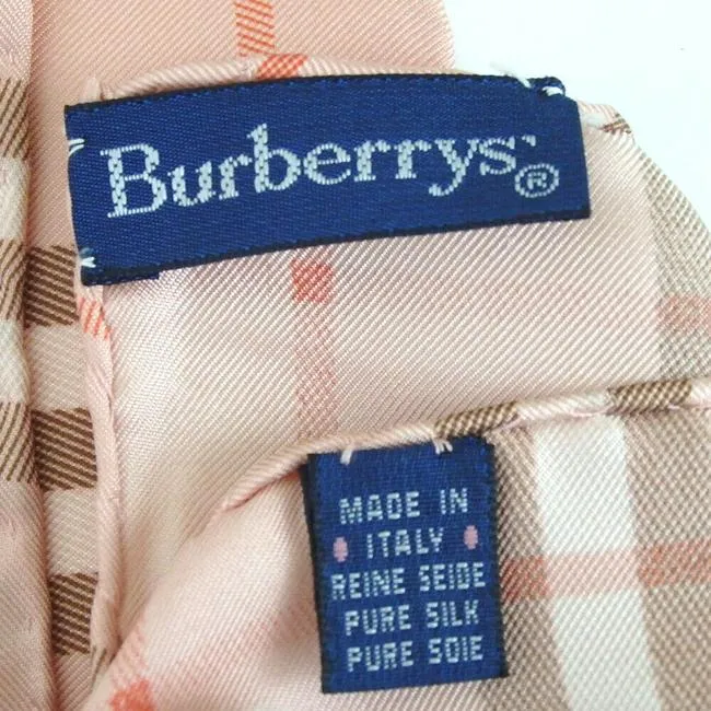 Burberry Nova Check Floral Print Silk Scarf