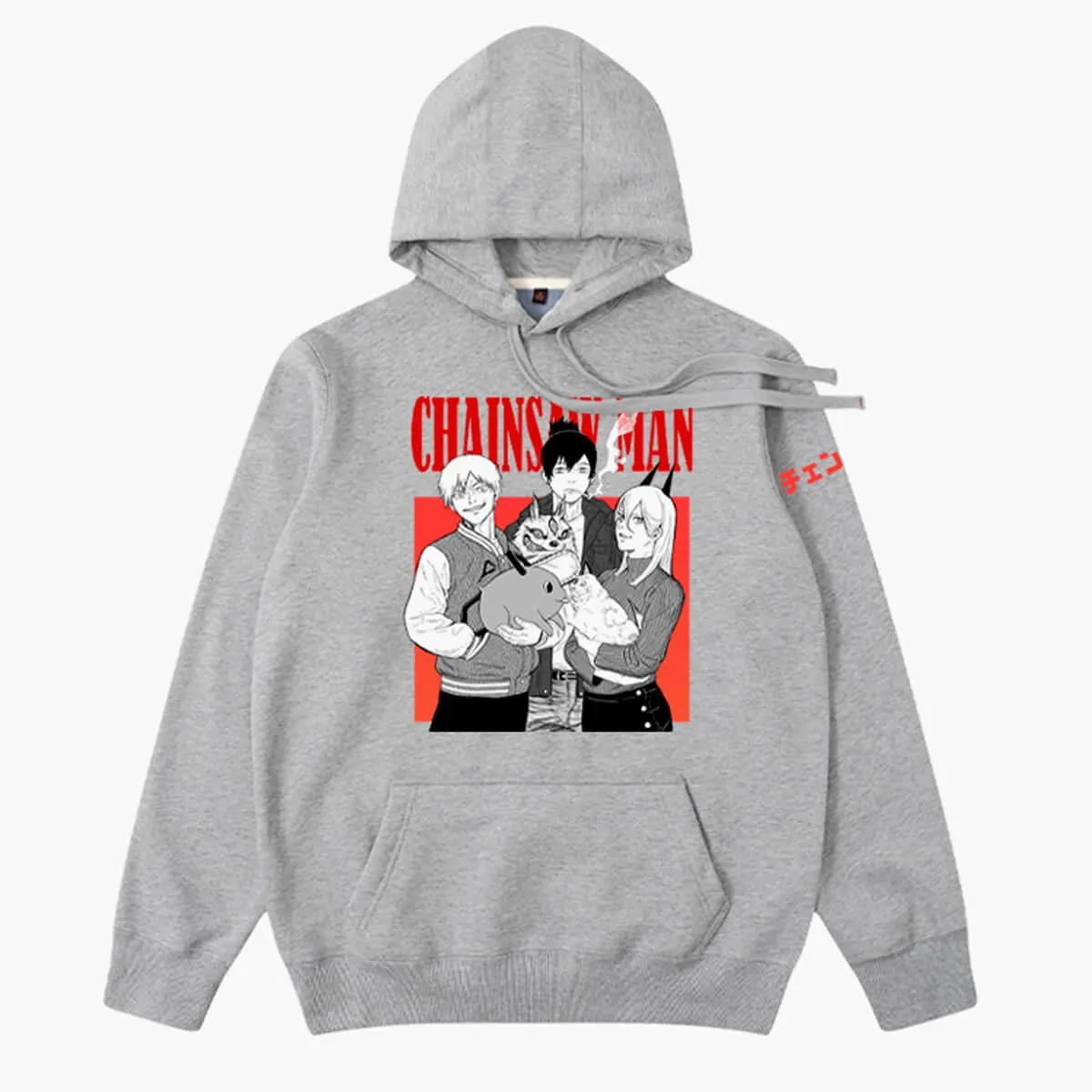 Chainsaw Man Trio Hoodie Denji Aki Power