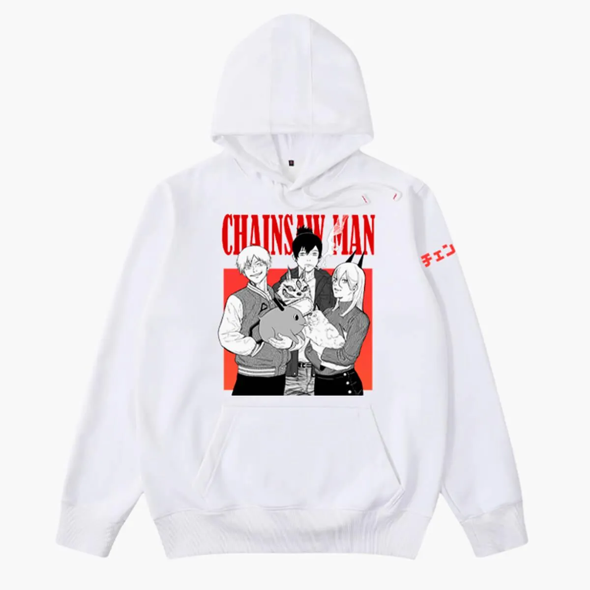 Chainsaw Man Trio Hoodie Denji Aki Power