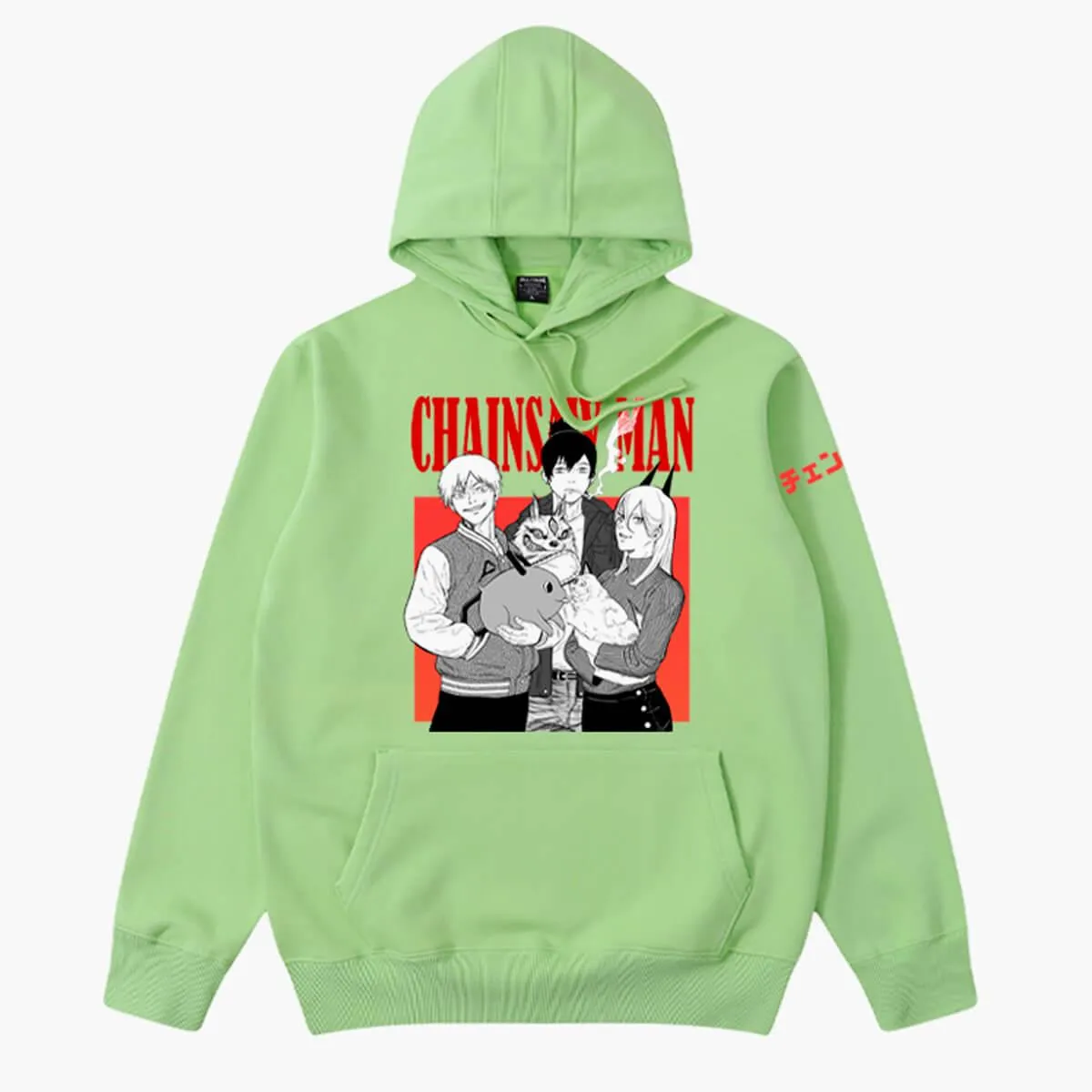 Chainsaw Man Trio Hoodie Denji Aki Power