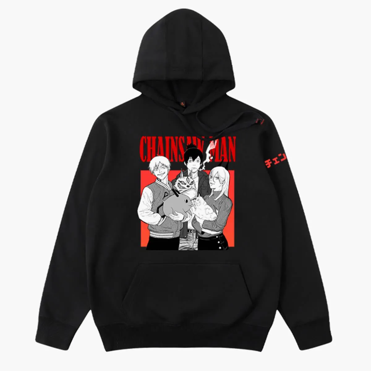 Chainsaw Man Trio Hoodie Denji Aki Power