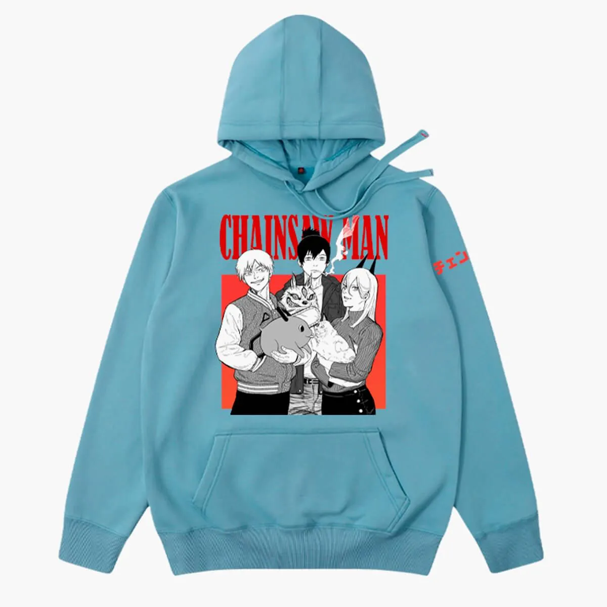 Chainsaw Man Trio Hoodie Denji Aki Power