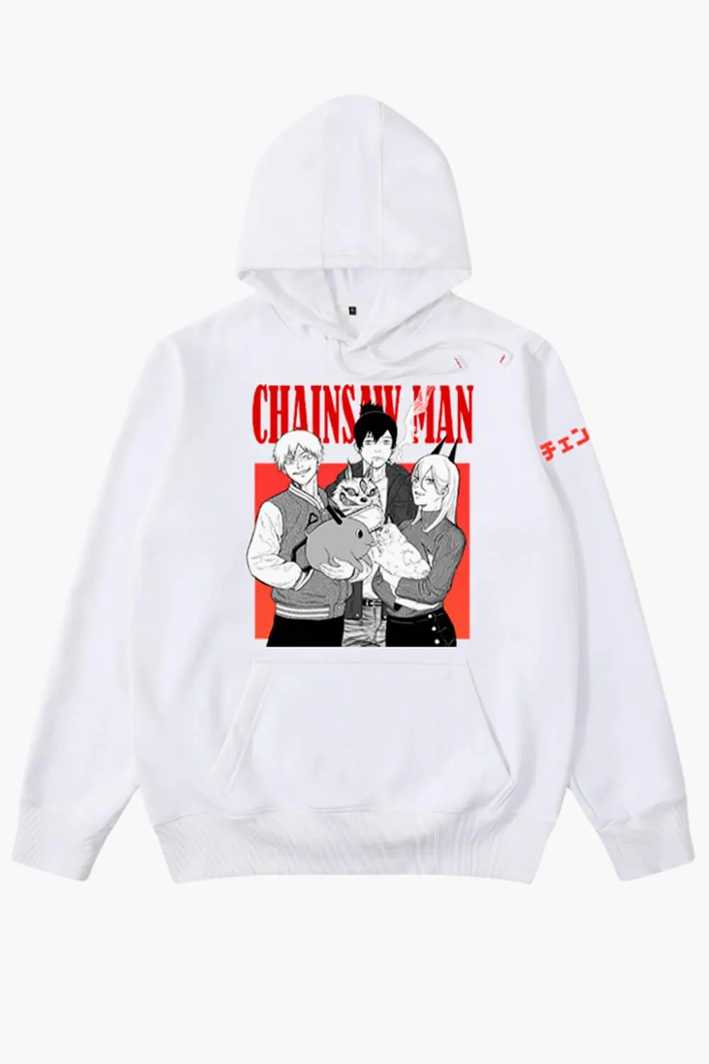 Chainsaw Man Trio Hoodie Denji Aki Power