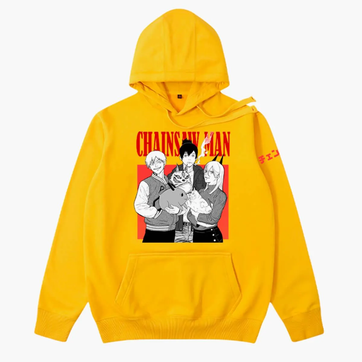 Chainsaw Man Trio Hoodie Denji Aki Power