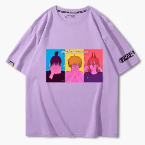 Chainsaw Man Trio Three Wise Monkeys T-Shirt