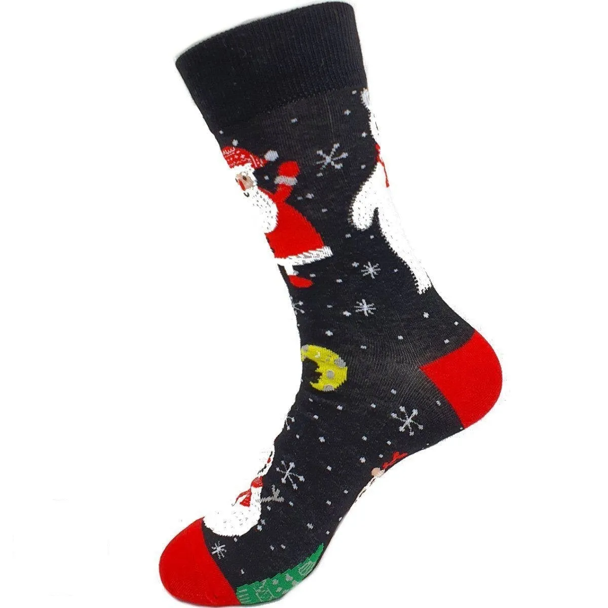 Christmas Socks Santa Clause & Polar Bear