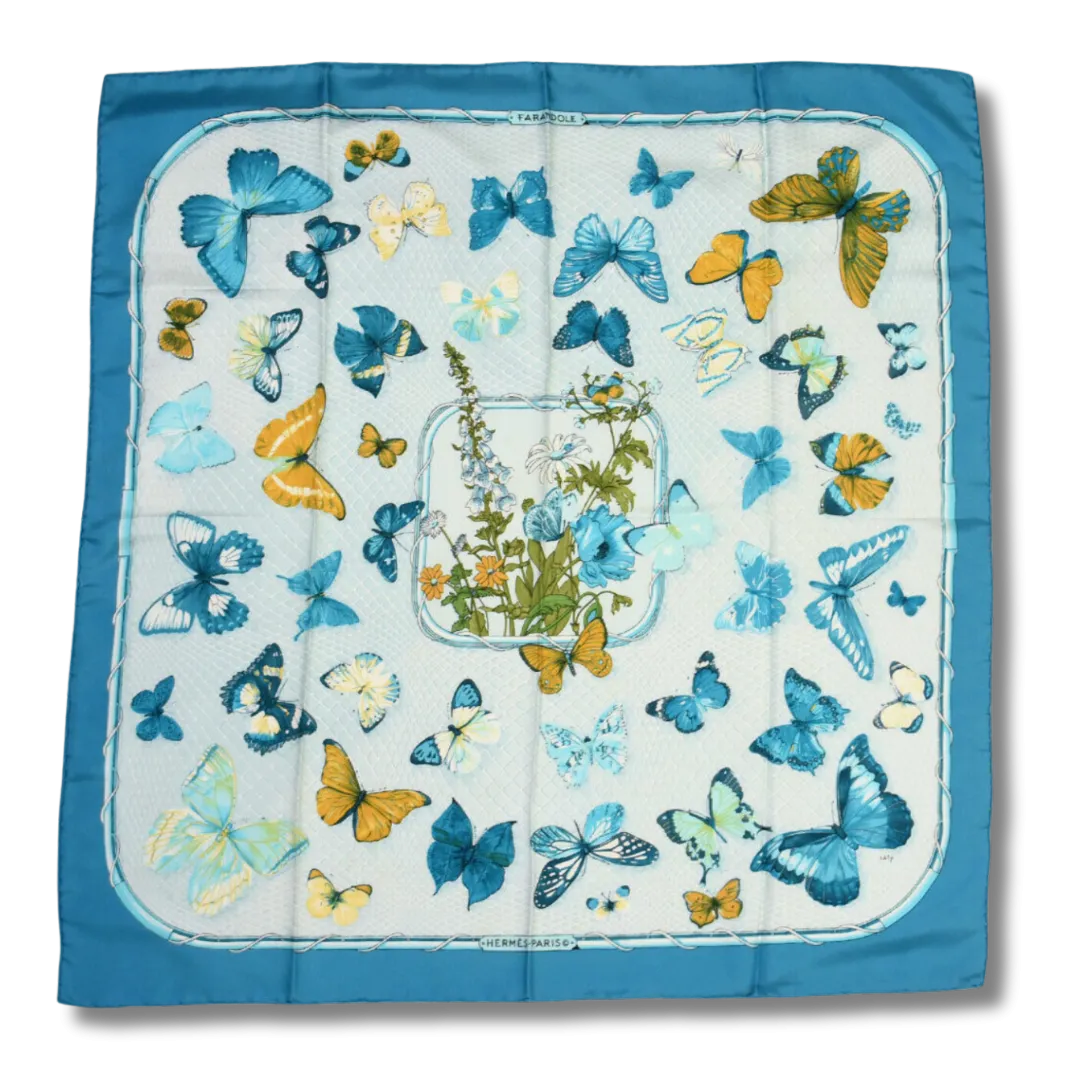Farandole Vintage Silk Scarf All-Around Bag