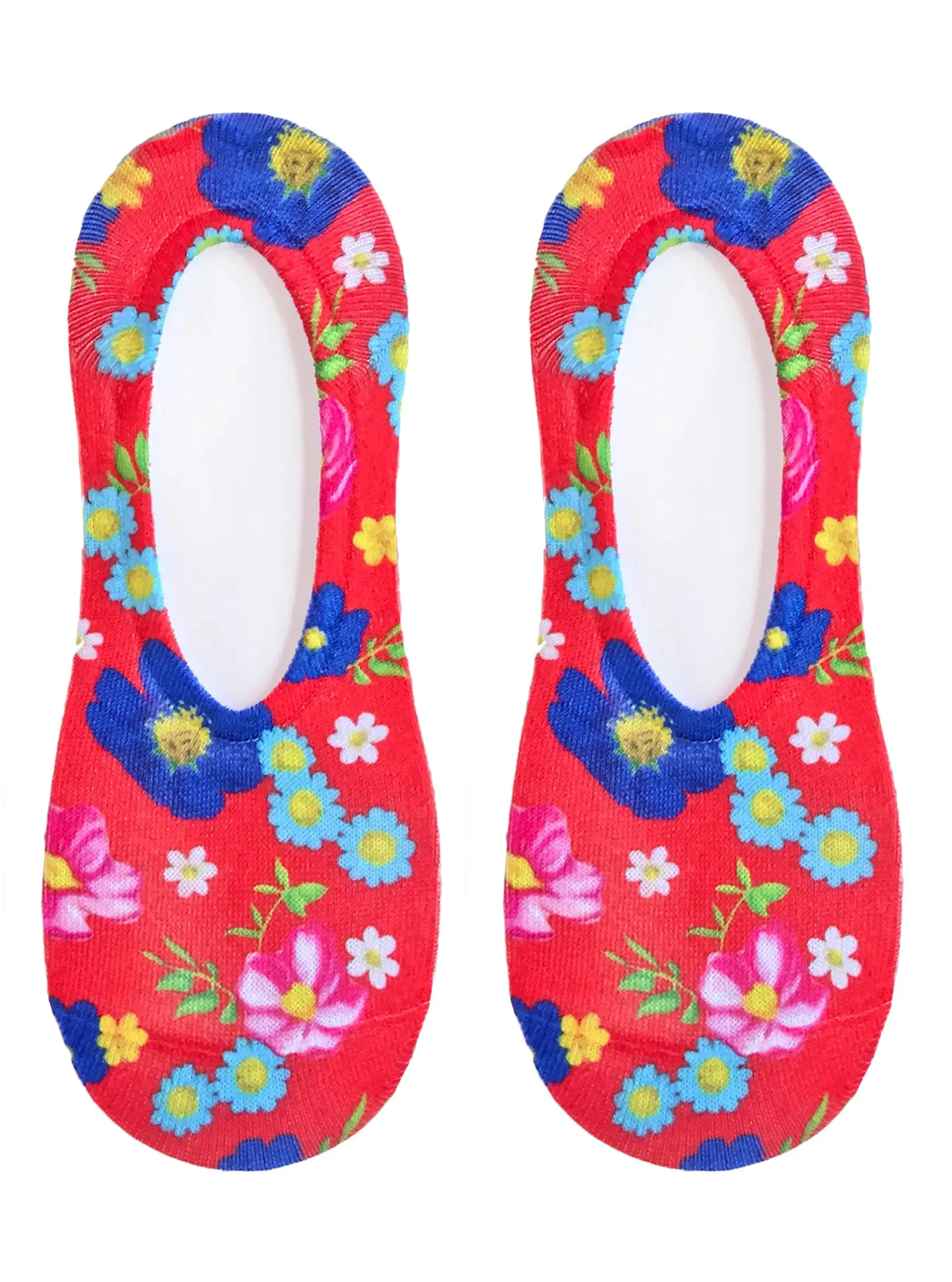Floral Fun Liner Socks