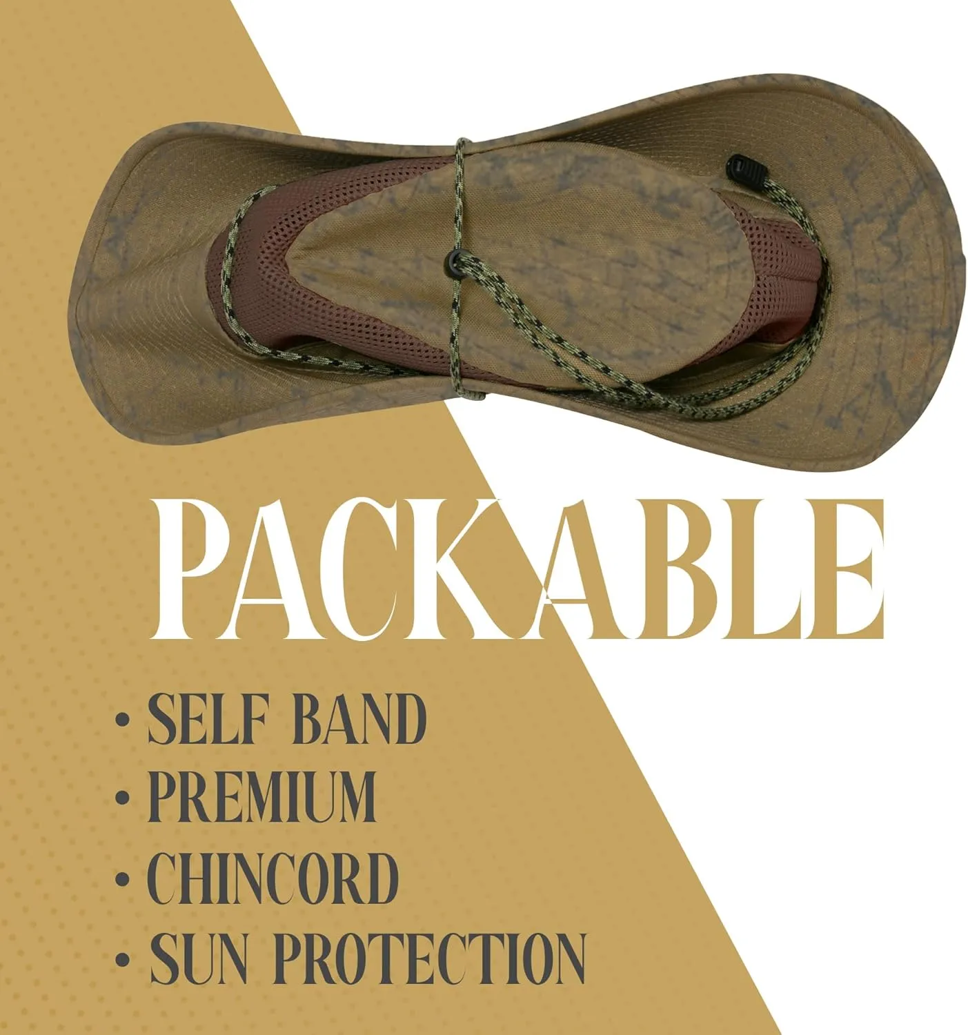Henschel Aussie Mesh Breezer Hat - Packable Sun Protection for Outdoor Activities. Ideal for Hiking, Fishing & Camping.