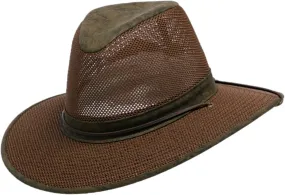 Henschel Aussie Mesh Breezer Hat - Packable Sun Protection for Outdoor Activities. Ideal for Hiking, Fishing & Camping.