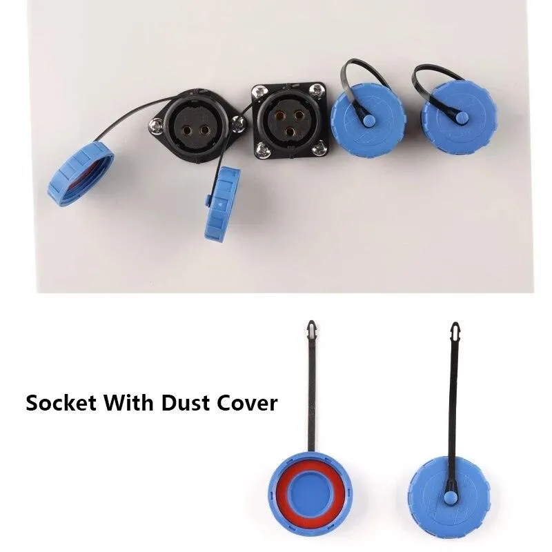 IP68 Waterproof Connector LD20 No Soldering Cable Connector