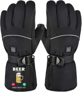 JIEMUXIU Heated Gloves 3 Temperature Settings Electric Heat Gloves for Men Women for Hunting Sports Skiing Winter Handwarmer
