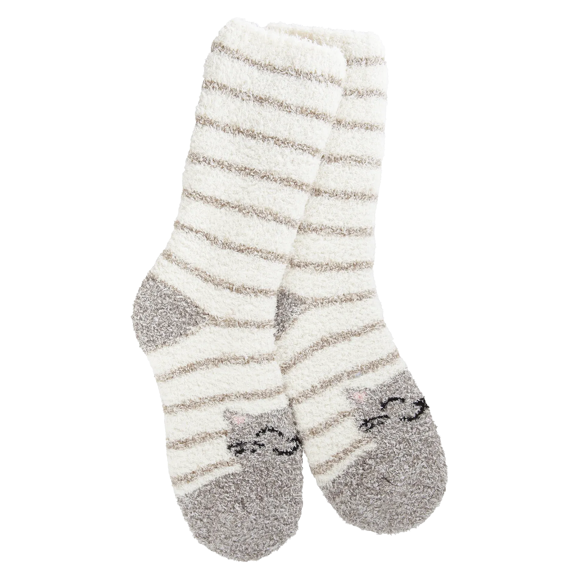Knit Pickin Crew Socks - Cat Stripe