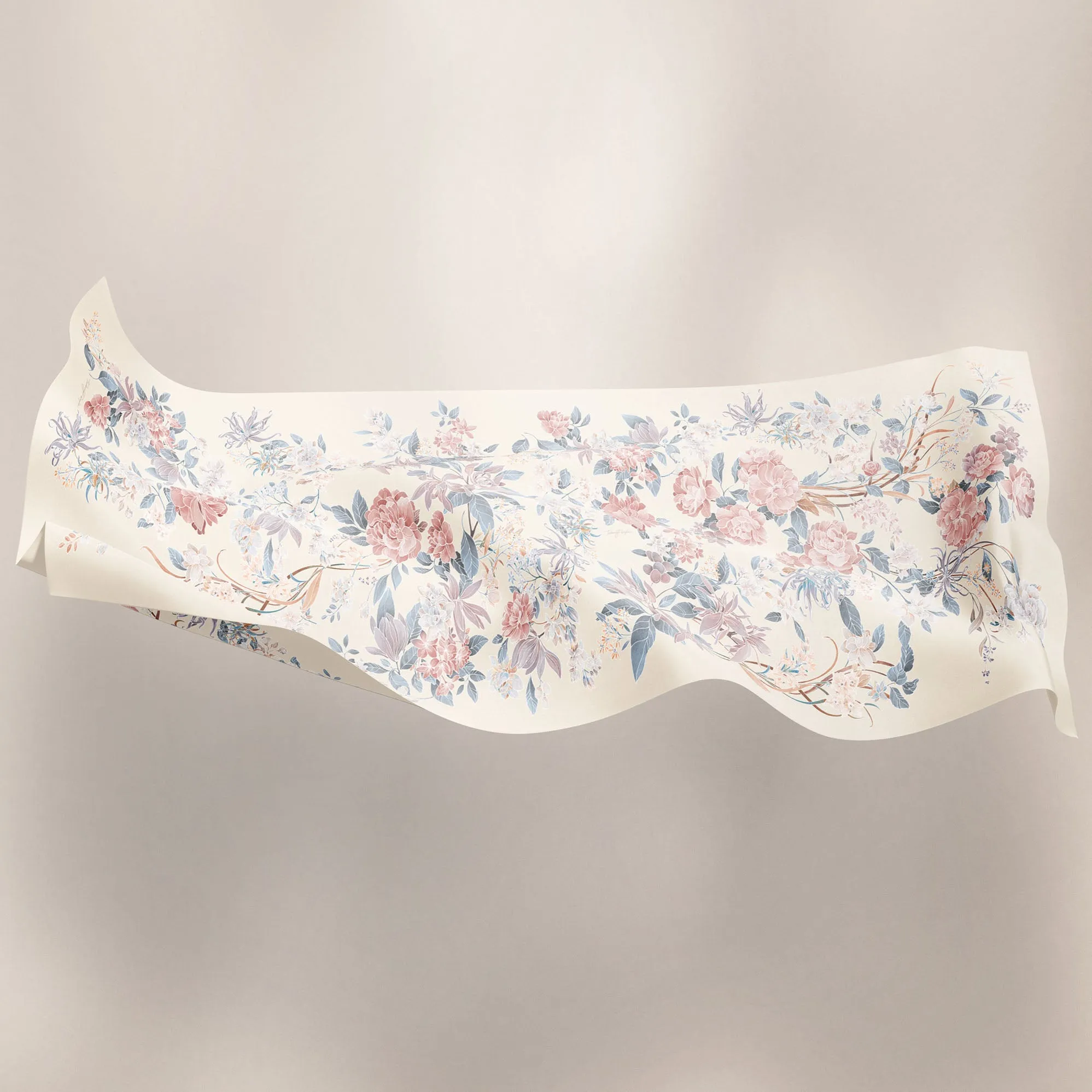 LE Batik Floral in Cream