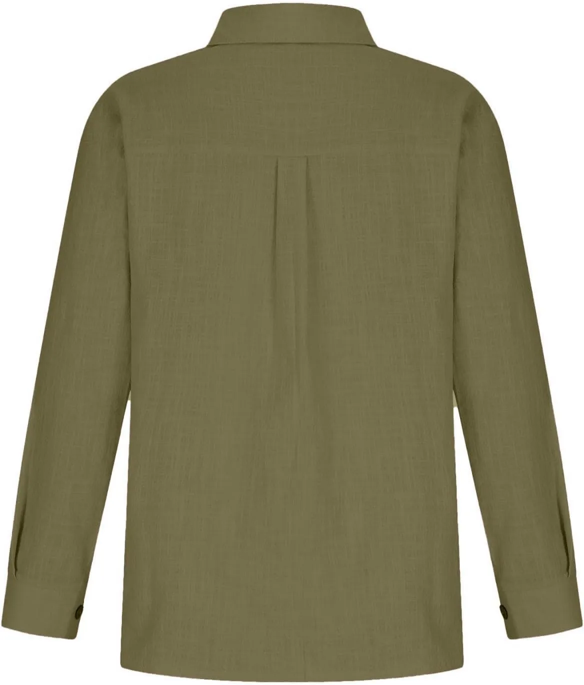 Linen Button-Front Top for Women - Cool & Airy Short Sleeve Shirt, Moisture-Wicking, Multiple Neutral Colors