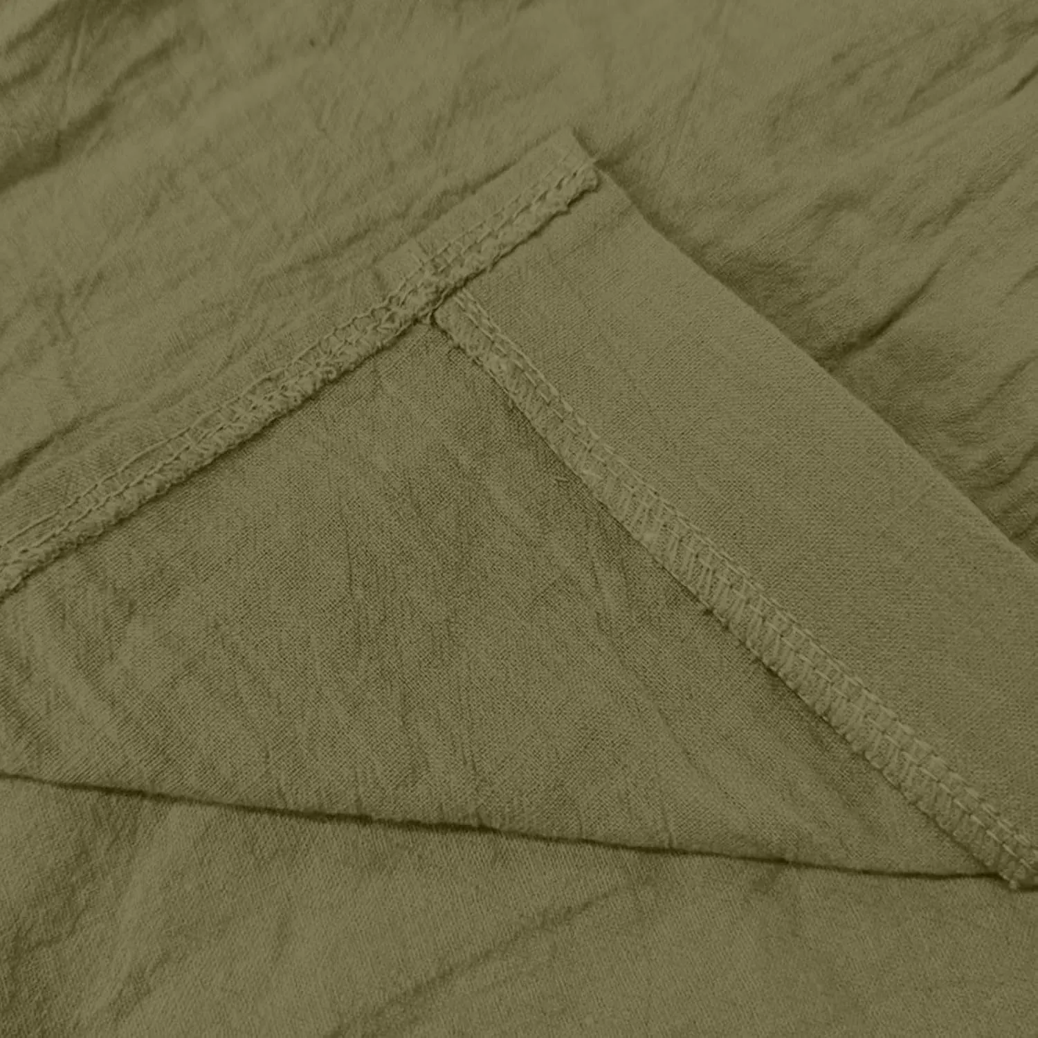 Linen Button-Front Top for Women - Cool & Airy Short Sleeve Shirt, Moisture-Wicking, Multiple Neutral Colors