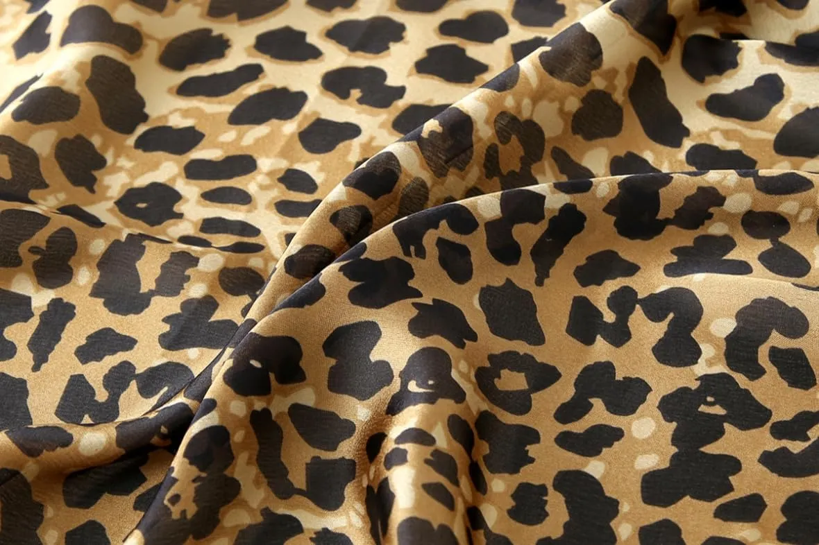 MINIDORA Silk Feeling Lightweight Scarves for Women Long Elegant Floral Pattern Head Wrap Shawls