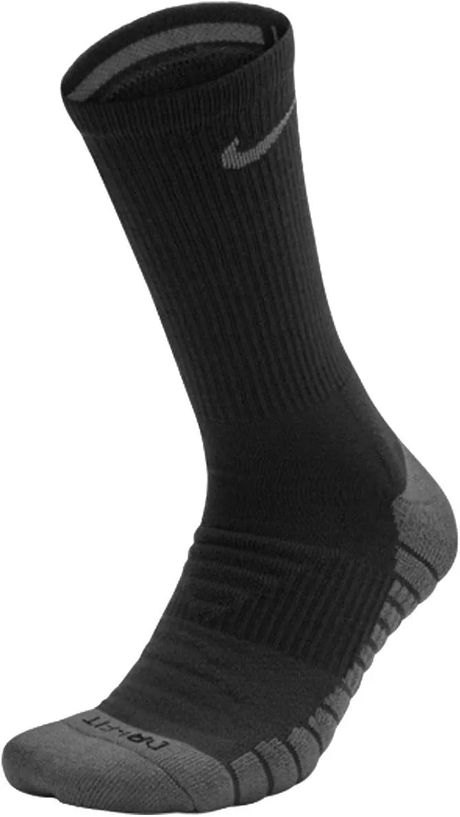 NIKE Cushion Crew Golf Socks 2019 Black/Dark Gray X-Large