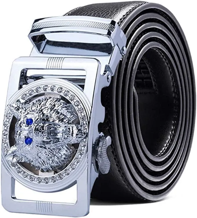 NOMSOCR Men's Genuine Leather Dress Belts, Classic and Fashion Design, 100% Cow Leather,