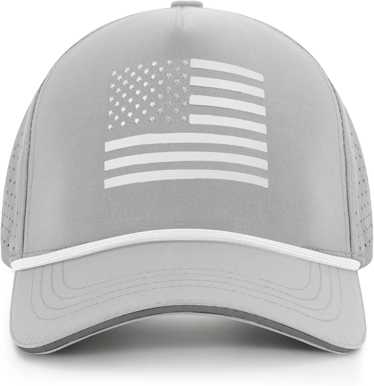 Oversize XL XXL XXXL American Flag Trucker Hat, Waterproof Quick Dry Snapback Hats, Large USA Baseball Cap for Men Big Heads