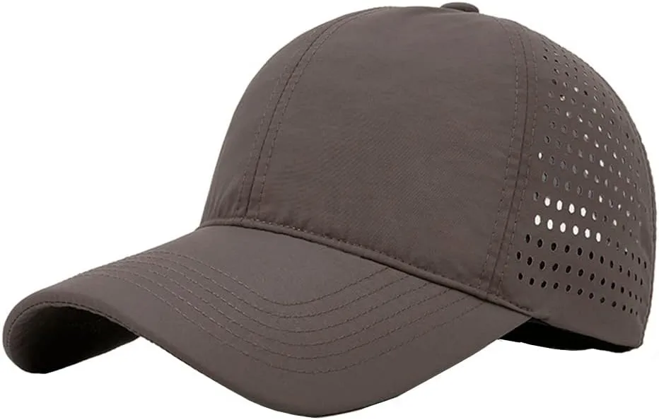 Oversize XXL Baseball Caps,Quick Dry Mesh Sports Hat for Big Heads 22"-25"，Waterproof Lightweight Running Sun Hat.