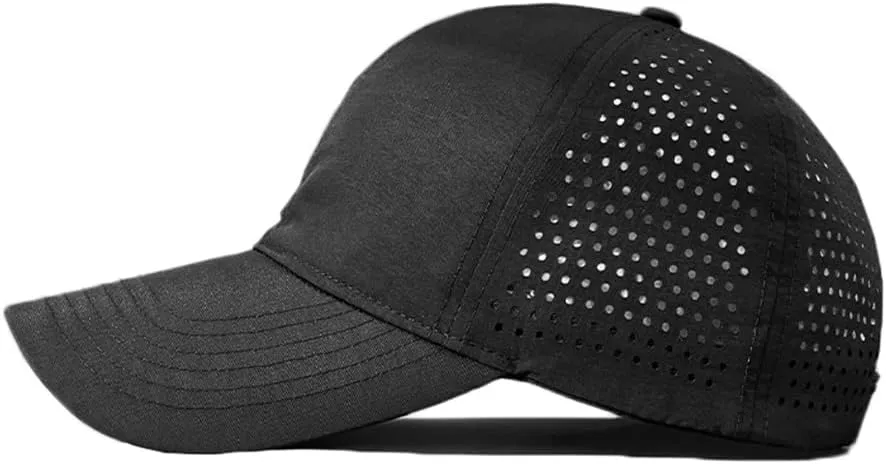 Oversize XXL Baseball Caps,Quick Dry Mesh Sports Hat for Big Heads 22"-25"，Waterproof Lightweight Running Sun Hat.