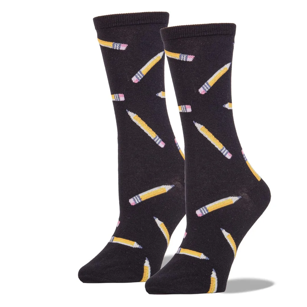 Pencils Crew Socks