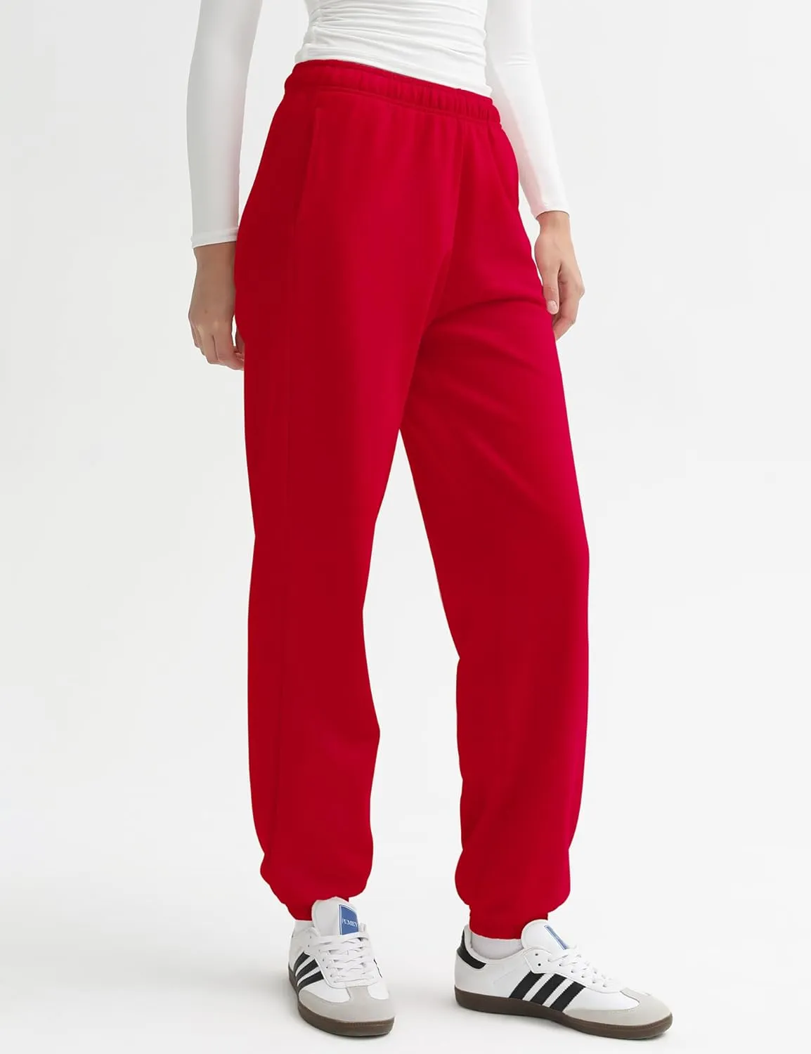 PUMIEY Women's Sweatpants High Waisted Baggy Sweat Pants Workout Casual Joggers Pants Airy Collection