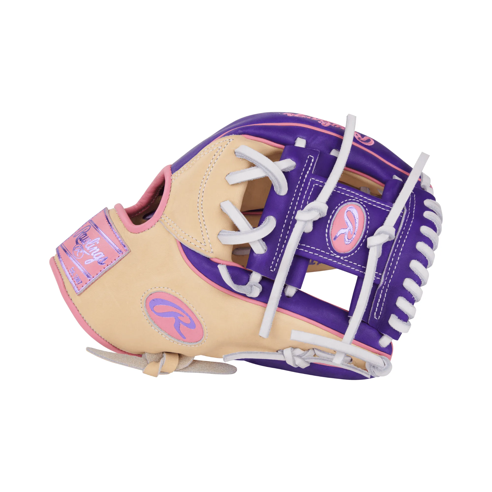 Rawlings Vibrant Series Heart of the Hide 11.5 Camel/Purple/Pink