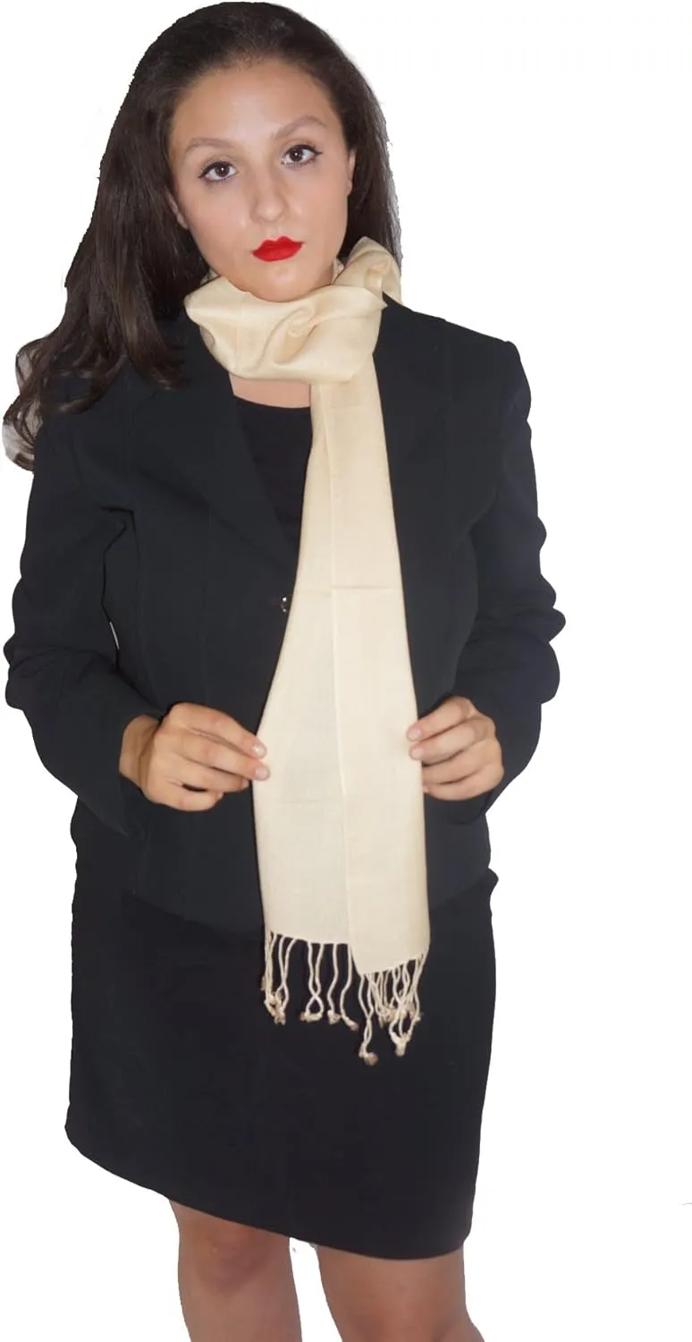 Scarf/Shawl- Pashmina Scarf from (Champagne)