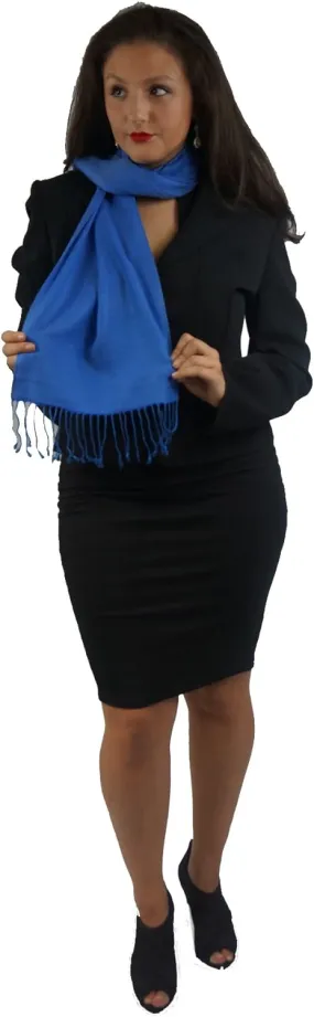 Scarf/Shawl- Pashmina Scarf from (Royal Blue)