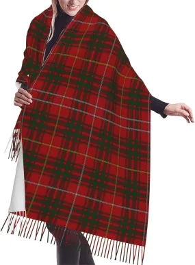 Scottish Clan Bruce Tartan Plaid Cashmere Fringe Scarf Autumn And Winter Scarves The Most Soft Classic