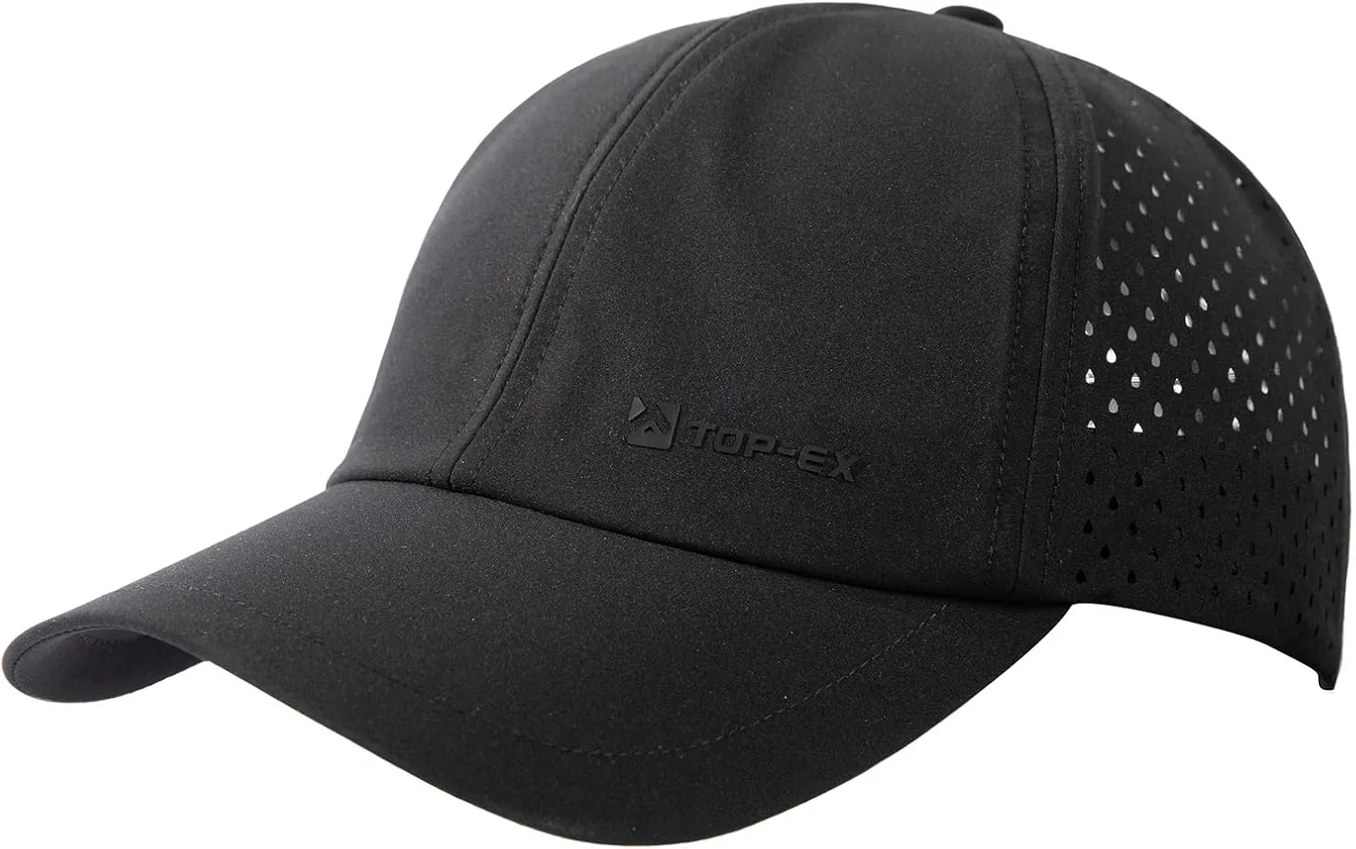 TOP-EX Oversized XL XXL Unstructured Running Breathable Mesh Quick Dry Waterproof Cooling Sweatband Baseball Caps Mens