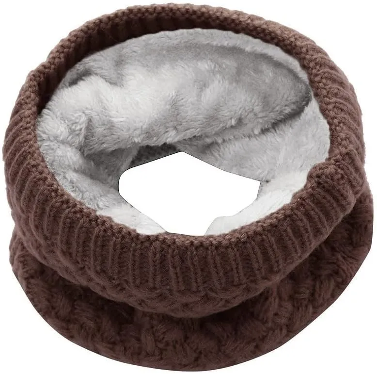 Winter Neck Warmer Neck Gaiter Fleece Warm Scarf Wrap Windproof Balaclava Scarf Winter Neck Gaiters Neck Scarf